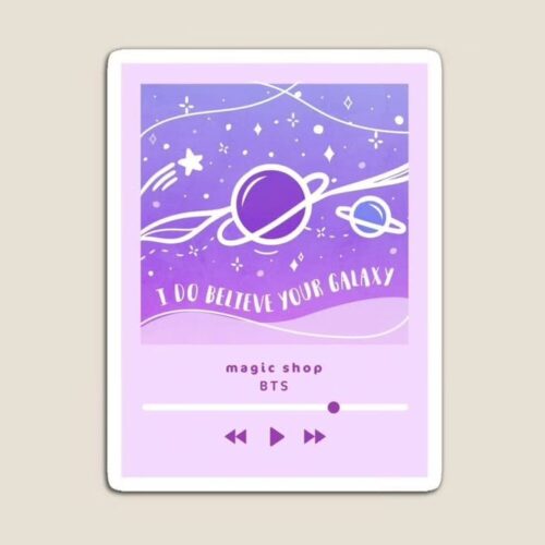 Magic Shop BTS Polaroid-Sticker