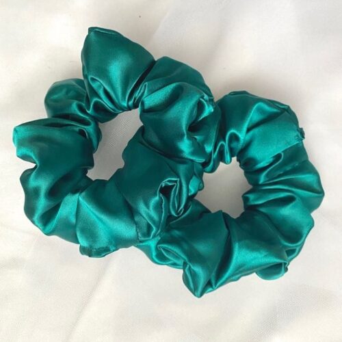Teal Colour  Scrunchie
