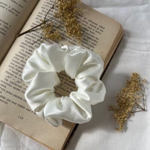 White Scrunchie