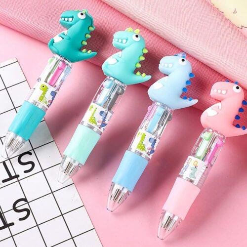 Cute Dino Ballpen (4 in 1)