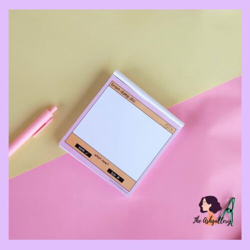 Brain Dump Doc Tear-off Memo Pad