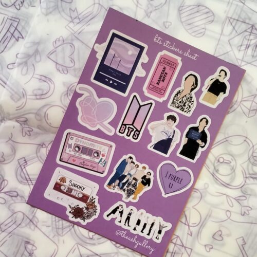 BTS Stickers Sheet