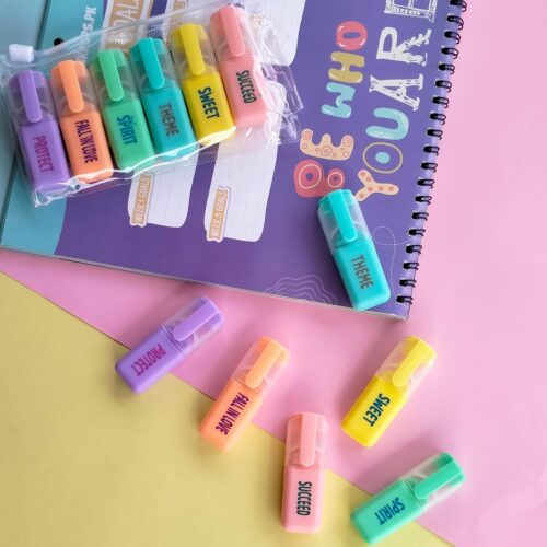 CUTE MINI HIGH LITER ( SET OF 6)
