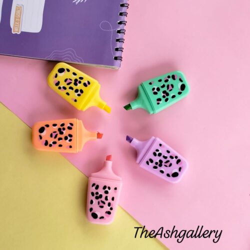 Pattern Highlighters Set (Pack of 5)