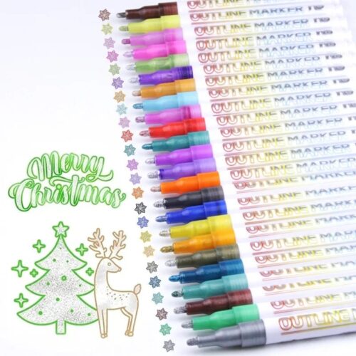 OUTLINE GLITTER MARKERS