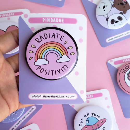 Radiate Poaitivity - Pinbadge