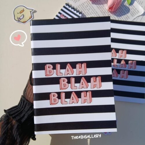 BLAH BLAH-Pinbound Notebook