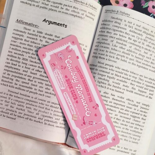 Cowboy Romance Book Mark