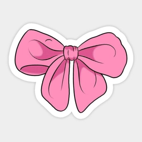 PINK BOW (Sticker)