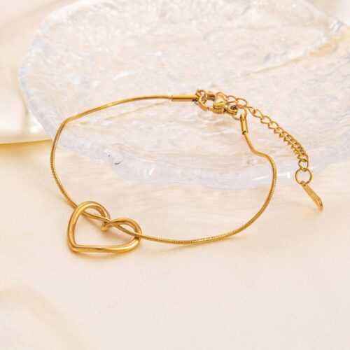 Stainless Steel heart Bracelet