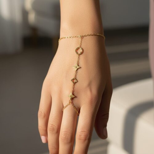 Trendy Ring Chain Bracelet