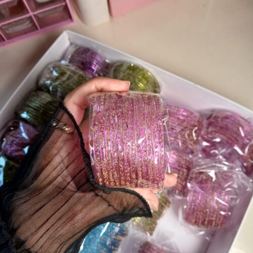 Pink Raindrop bangles
