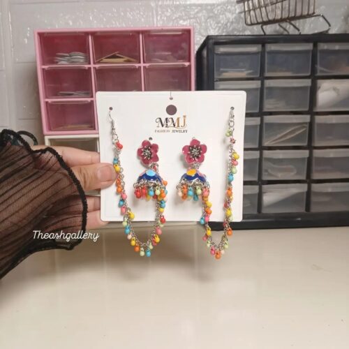 Multi Colour jumkas with saharas