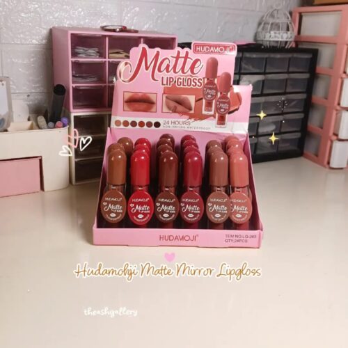 HudaMoji Matte Mirror  Lip Gloss